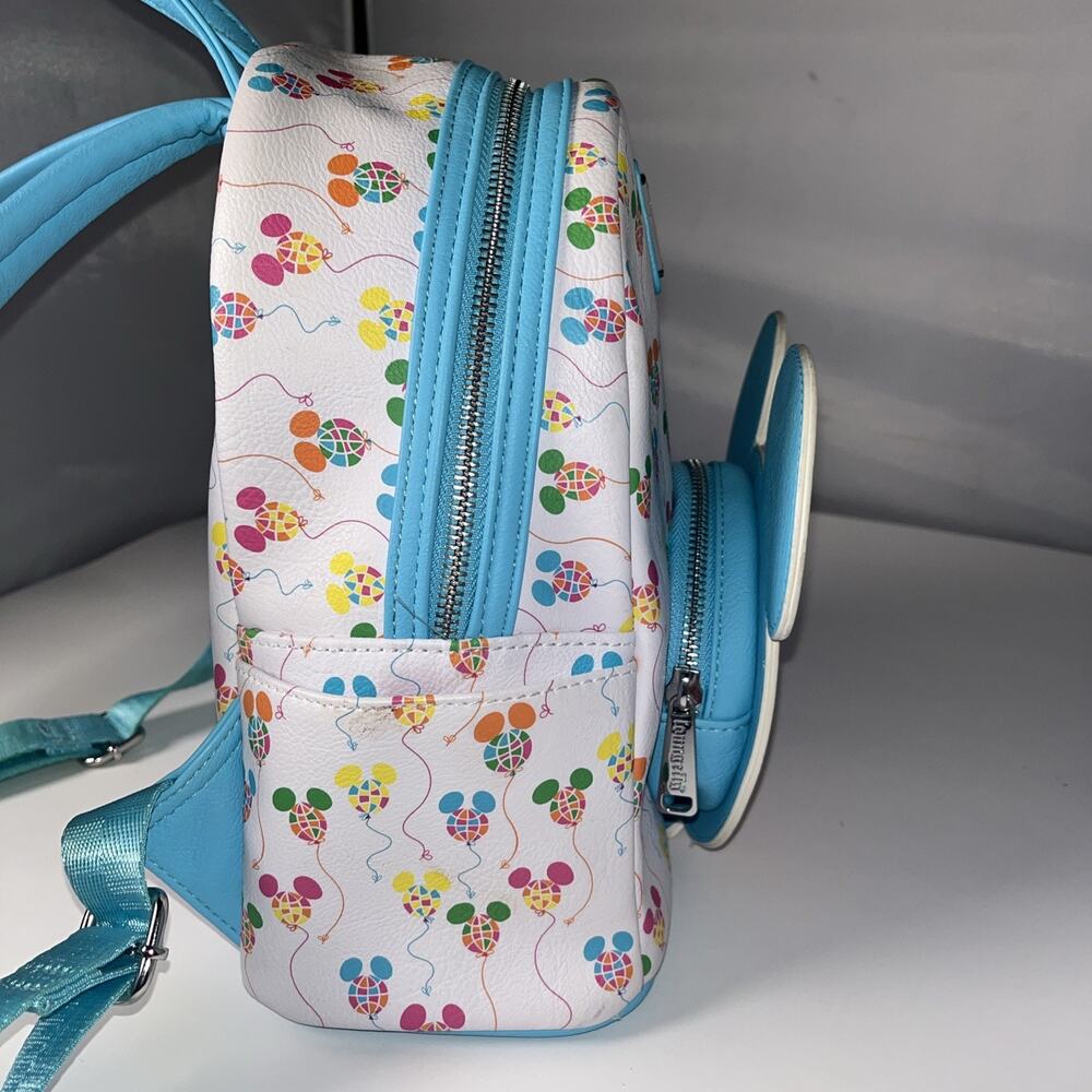 Disney World 50th Loungefly Vault Collection Mickey Mouse Balloons Mini Backpack - Picture 5 of 7